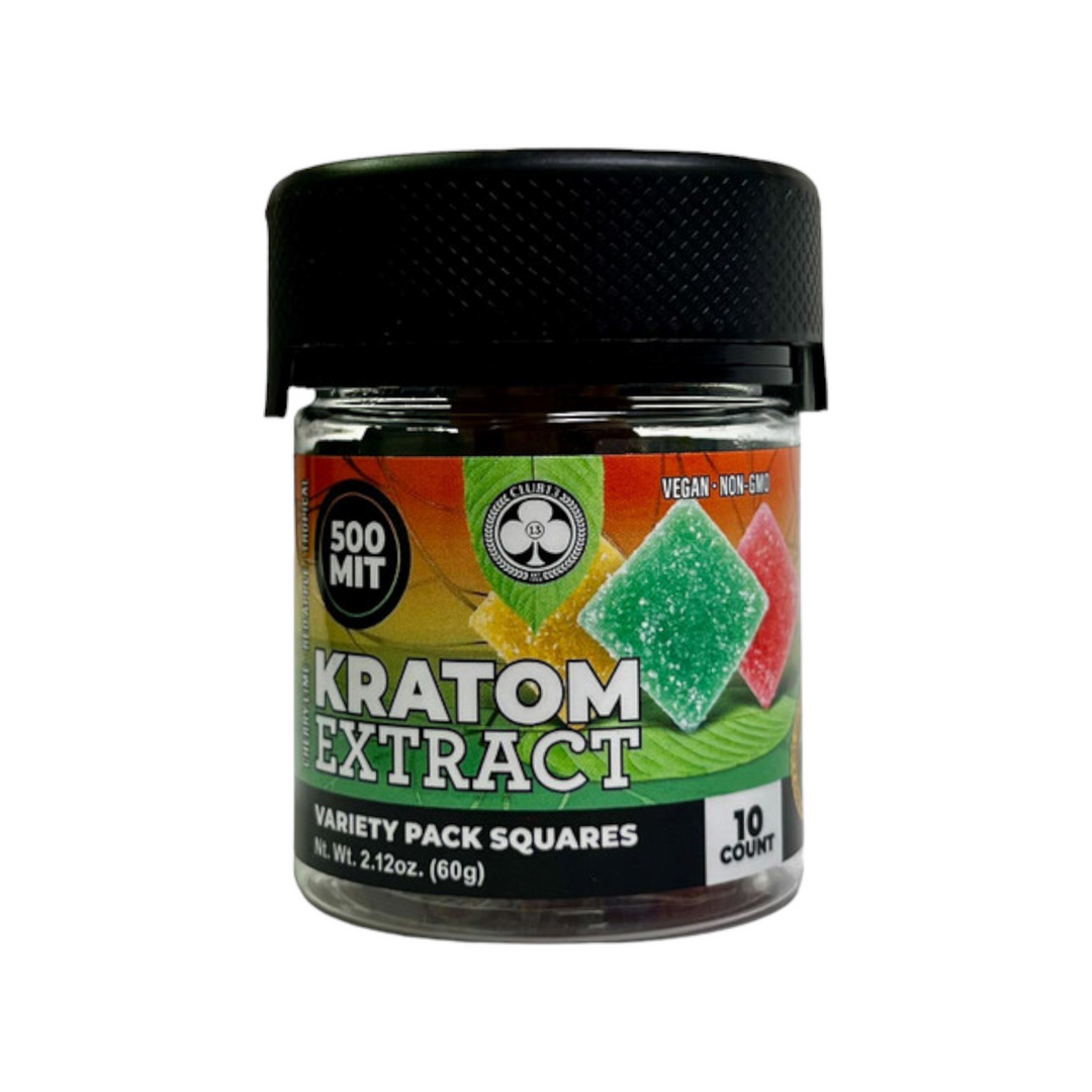Club 13 Kratom Extract Variety Pack Squares - Quality Product by Custom Vapors
