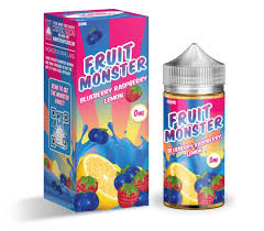 Fruit Monster 100ml E-Liquid Blue Raspberry Lemon 6MG - Quality Product by Custom Vapors