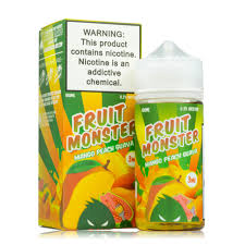 Fruit Monster 100ml E-Liquid Mango Peach Guava 3MG - Quality Product by Custom Vapors