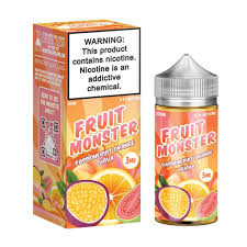Fruit Monster 100ml E-Liquid PassionFruit Orange Guava 6MG - Quality Product by Custom Vapors