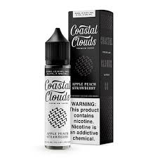 Coastal Clouds 60ML 3MG Apple Peach Strawberry - Quality Product by Custom Vapors