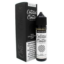Coastal Clouds 60ML 3MG Iced Strawberry Kiwi - Quality Product by Custom Vapors