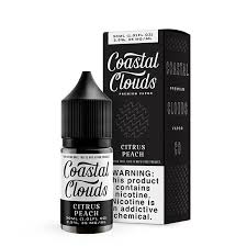 Coastal Clouds 30ML 50MG Citrus Peach - Quality Product by Custom Vapors