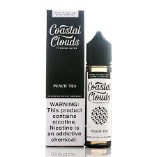 Coastal Clouds 60ML 6MG Peach Tea - Quality Product by Custom Vapors