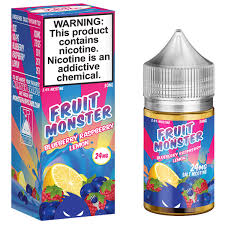 Fruit Monster 30ml E-Liquid Blueberry Raspberry Lemon 48mg - Quality Product by Custom Vapors