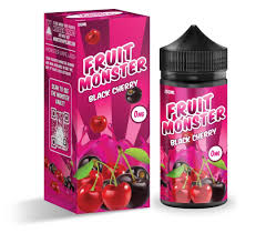 Fruit Monster 100ml E-Liquid Black Cherry 3MG - Quality Product by Custom Vapors