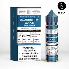 BSX 60ML E-Liquid BlueBerry Cake 3MG - Quality Product by Custom Vapors