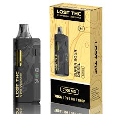 Lost THC 7500MG Super Sour Diesel - Quality Product by Custom Vapors