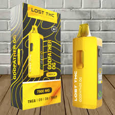 Lost THC 7500MG Godfather OG - Quality Product by Custom Vapors
