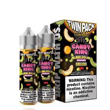 Candy King 100ml E-liquid Melon Bubblegum 3Mg 120ML - Quality Product by Custom Vapors