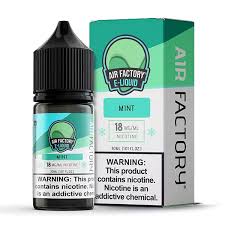 Air Factory 30ml E-Liquid mint 36mg - Quality Product by Custom Vapors