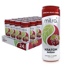 Mitra Products Kratom Seltzer Black Cherry - Quality Product by Custom Vapors