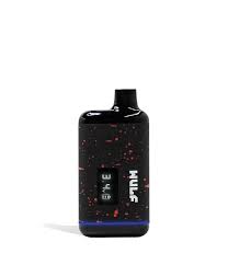 Wulf Recon Carrtridge Vaporizer Black W/ Red Spatter - Quality Product by Custom Vapors