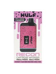 Wulf Recon Carrtridge Vaporizer Pink W/ Black Spatter - Quality Product by Custom Vapors