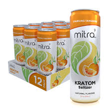 Mitra Products Kratom Seltzer Tangerine - Quality Product by Custom Vapors