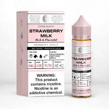 BSX 60ML E-Liquid Srawberry Milk 3MG - Quality Product by Custom Vapors