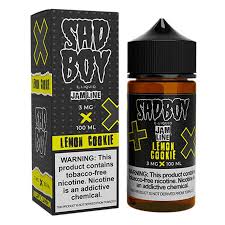 Sadboy E-juice 100mL 3MG Lemon Cookie - Quality Product by Custom Vapors