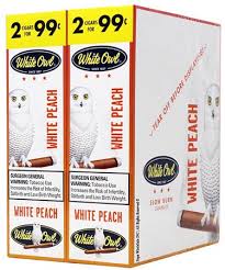 White Owl Cigars 2/.99 White Peach - Quality Product by Custom Vapors