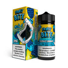 Frostbite 100ML Blue Razz Lemonade ice 3MG - Quality Product by Custom Vapors