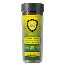 BudBuddy 1000MG gummies Pineapple Kiwi Jar - Quality Product by Custom Vapors
