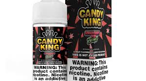Candy King 100ml E-liquid Strawberry Pop Rocks 6MG - Quality Product by Custom Vapors