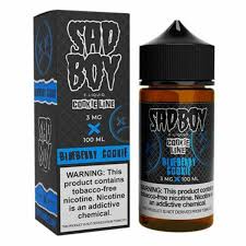 Sadboy E-juice 100mL 6MG Blueberry Cookie - Quality Product by Custom Vapors