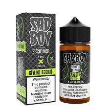 Sadboy E-juice 100mL 6MG Keylime Cookie - Quality Product by Custom Vapors