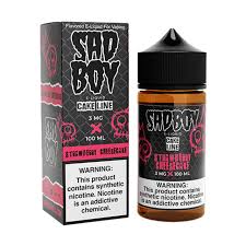 Sadboy E-juice 30mL 28MG Strawberry Cheescake - Quality Product by Custom Vapors