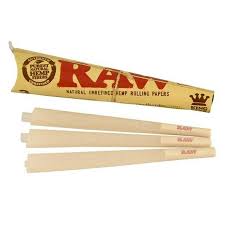 Raw Rolling Papers King Size cones - Quality Product by Custom Vapors