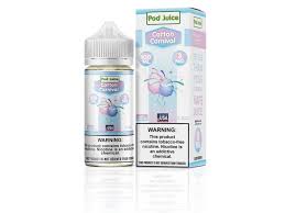 Pod Juice E-Liquid 100mL Cotton Clouds 3MG - Quality Product by Custom Vapors