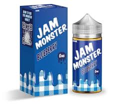Jam Monster 100ml E-liquid Blueberry 0mg - Quality Product by Custom Vapors