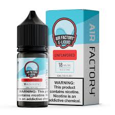 Air Factory 30ml E-Liquid Unflavored 18mg - Quality Product by Custom Vapors