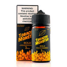 Tobacco Monster 100mg E-Liquid Bold 0mg - Quality Product by Custom Vapors
