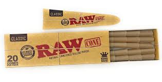 Raw Cones 1&1/4 20pack - Quality Product by Custom Vapors