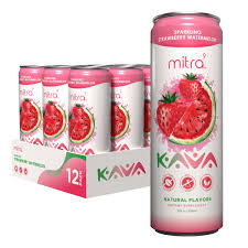 Mitra Products Kava Sparkling Strawberry Watermelon - Quality Product by Custom Vapors