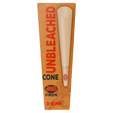 Job virgin unbleached cone king 3x - Quality Product by Custom Vapors