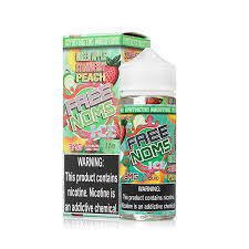 NomEnon 120ML GreenApple Strawberry Peach 6MG - Quality Product by Custom Vapors