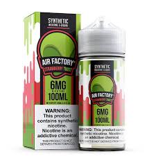 Air Factory 100ml E-Liquid Strawberry Twist 3mg - Quality Product by Custom Vapors