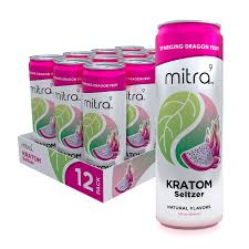 Mitra Products Mitra Kratom Seltzer Dragon Fruit - Quality Product by Custom Vapors