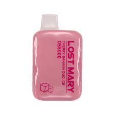 Lost Mary OS5000 Cherry Banana Duo Ice - Quality Product by Custom Vapors