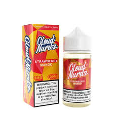 Cloud Nurdz 100ml E-Liquid Strawberry Mango 3mg - Quality Product by Custom Vapors