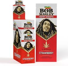 Bob Marley hemp wrap STRAWBERRY - Quality Product by Custom Vapors