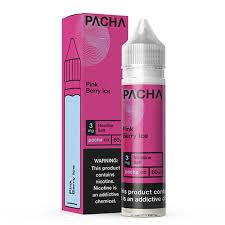 Pacha 60mL 3MG Pink Berry Ice - Quality Product by Custom Vapors