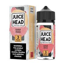 Juice Head 100ML 6MG NIC Freeze Guava Peach - Quality Product by Custom Vapors