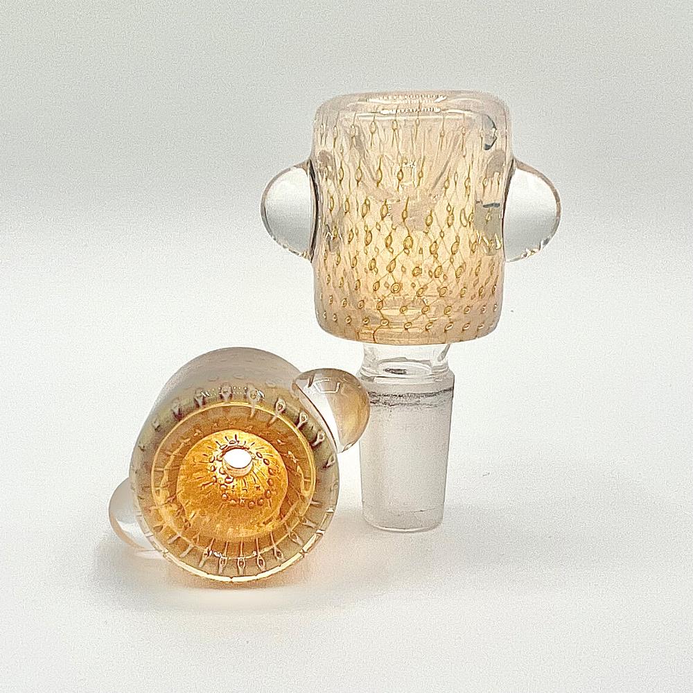 14mm bowl with beads on side - Premium Glass Bowl for Smoking