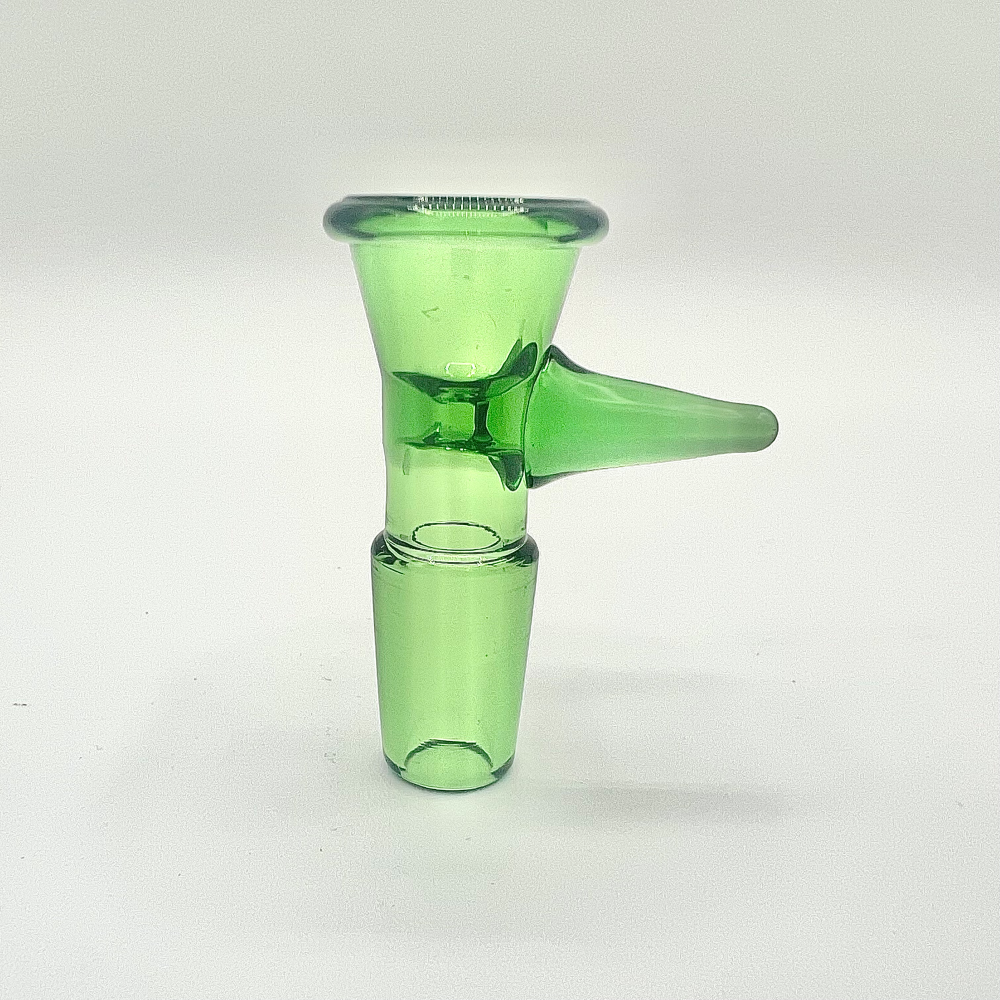 14mm crystal glass male bowl with handle - Premium Glass Bowl for Smoking