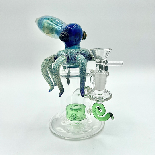 7" Inch Octopus Style Water Bong Pipe - KR326 - Quality Product by Custom Vapors