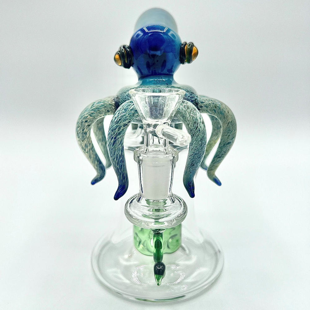 7" Inch Octopus Style Water Bong Pipe - KR326 - Quality Product by Custom Vapors