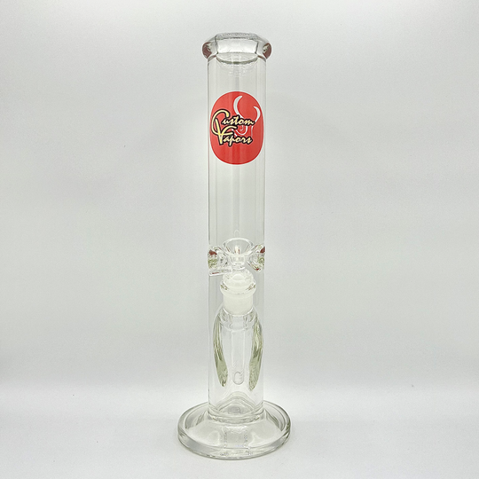 Custom Vapors  14" Inch Straight Tube Style Water Pipe Bong  - KR71 - Quality Product by Custom Vapors