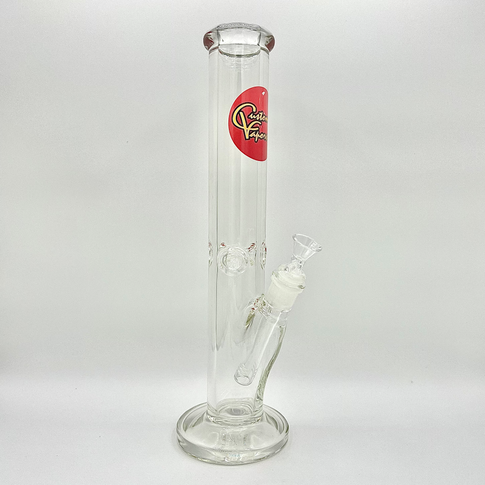 Custom Vapors  14" Inch Straight Tube Style Water Pipe Bong  - KR71 - Quality Product by Custom Vapors